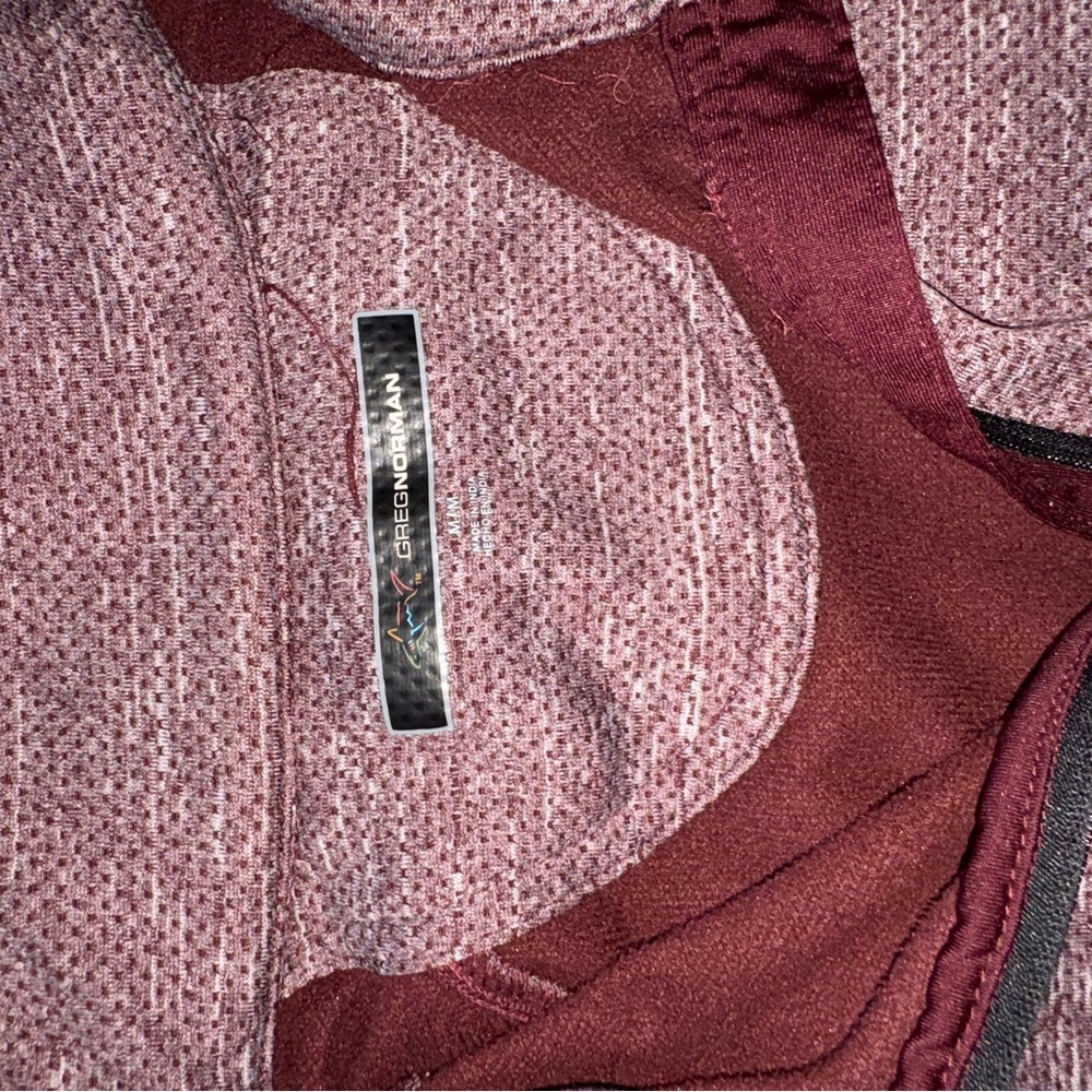 Greg Norman Collection Men's Burgundy Maroon Pullover Hoodie